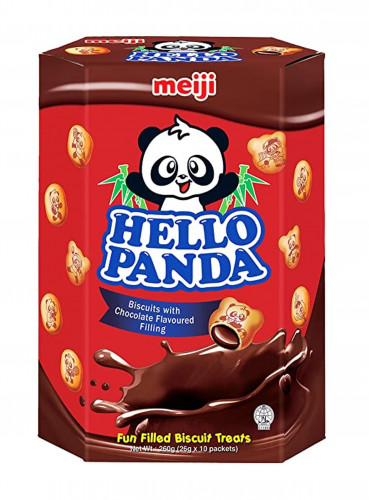 detail Japanese Meiji Hello Panda Chocolate Giant 260 g